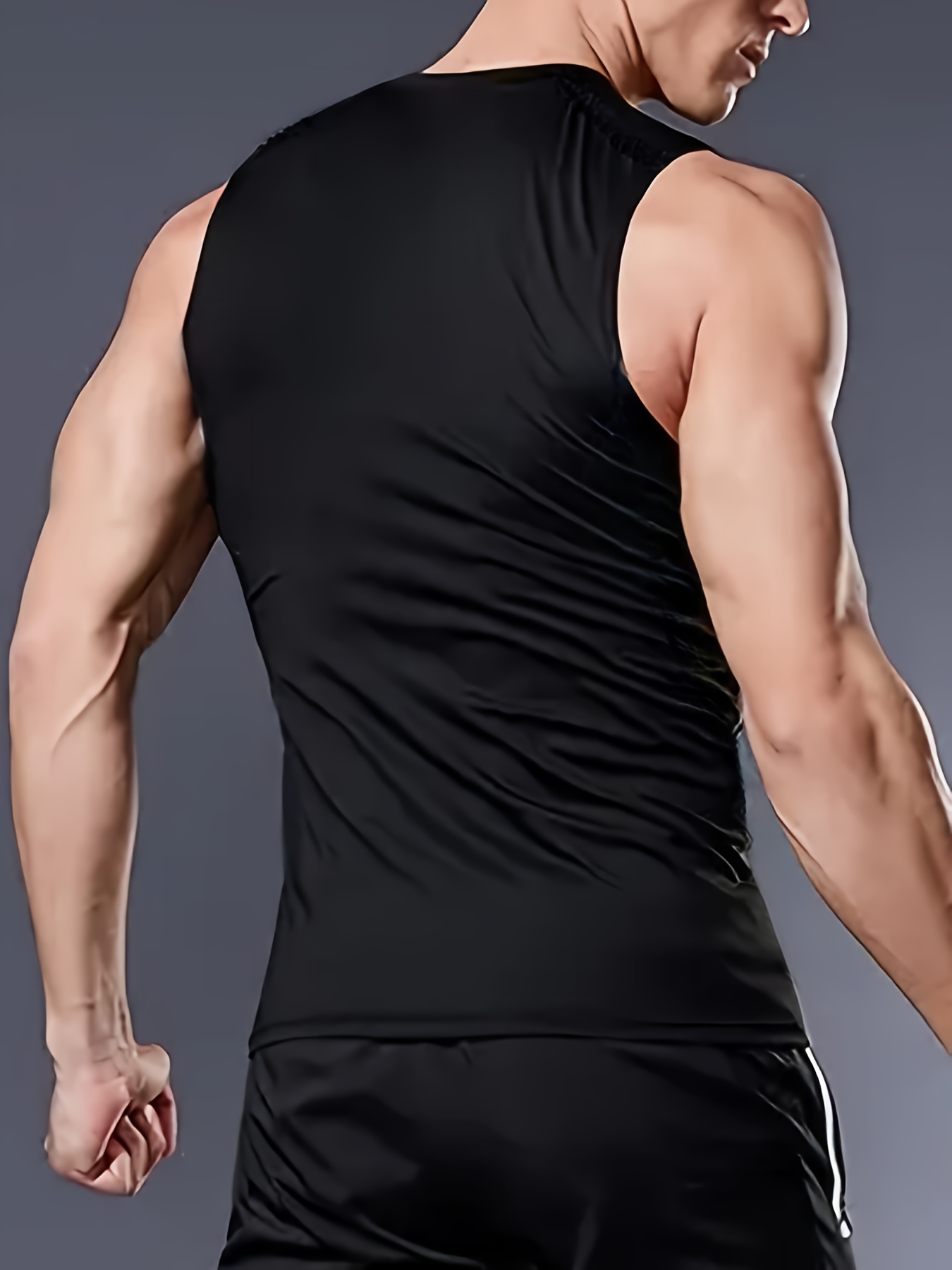 Men's Sauna Vest Workout Sweat Tank Top Waist Trainer For Men Compression  Sweat Enhancing Vest