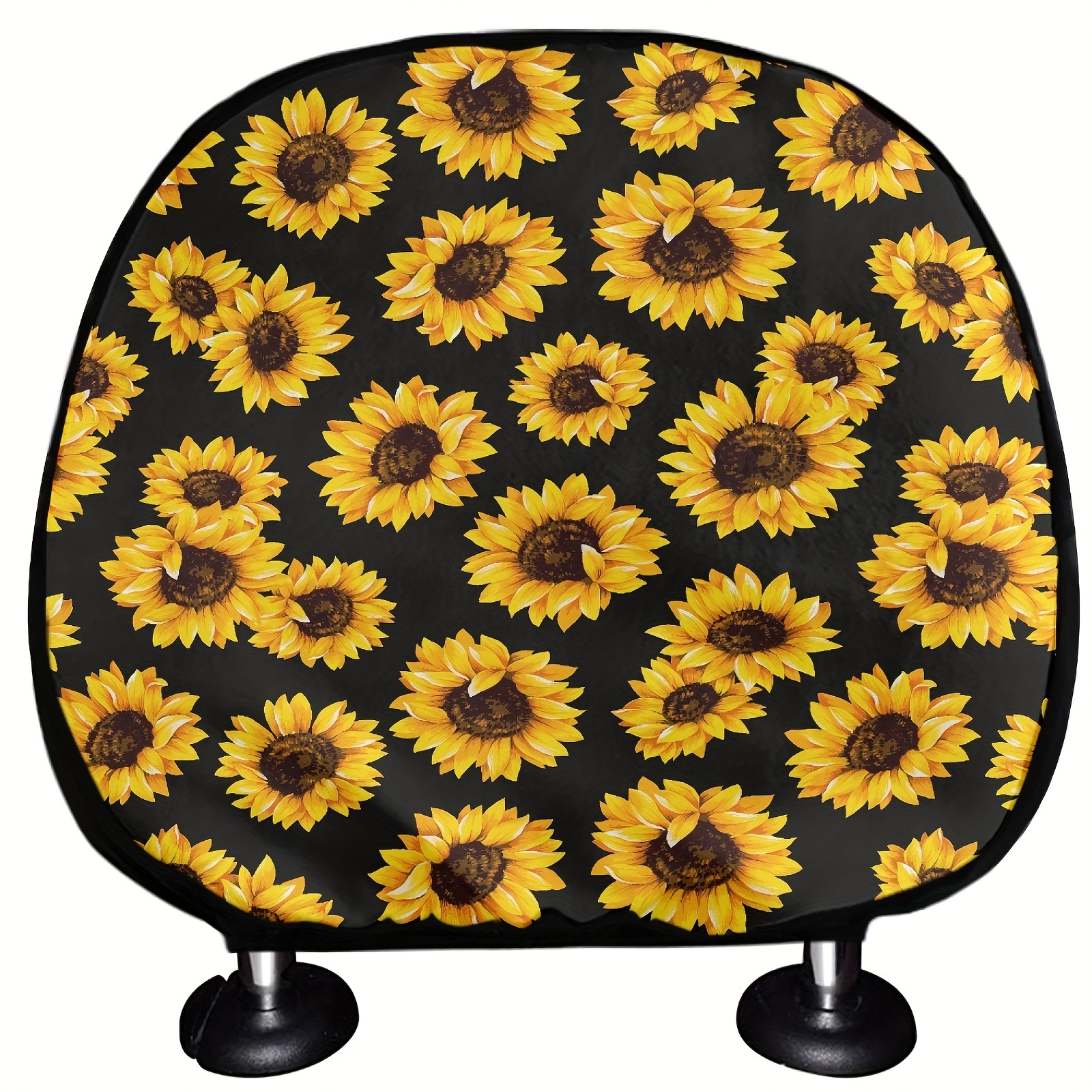 Sunflower Pattern Car Headrest Cover For Women Temu Canada