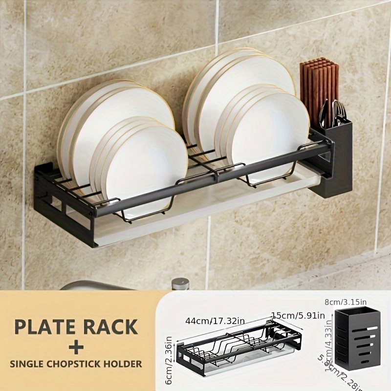 16 Simple Space-Saving Ideas For Your Home  Plate storage, Dish rack drying,  Clever storage