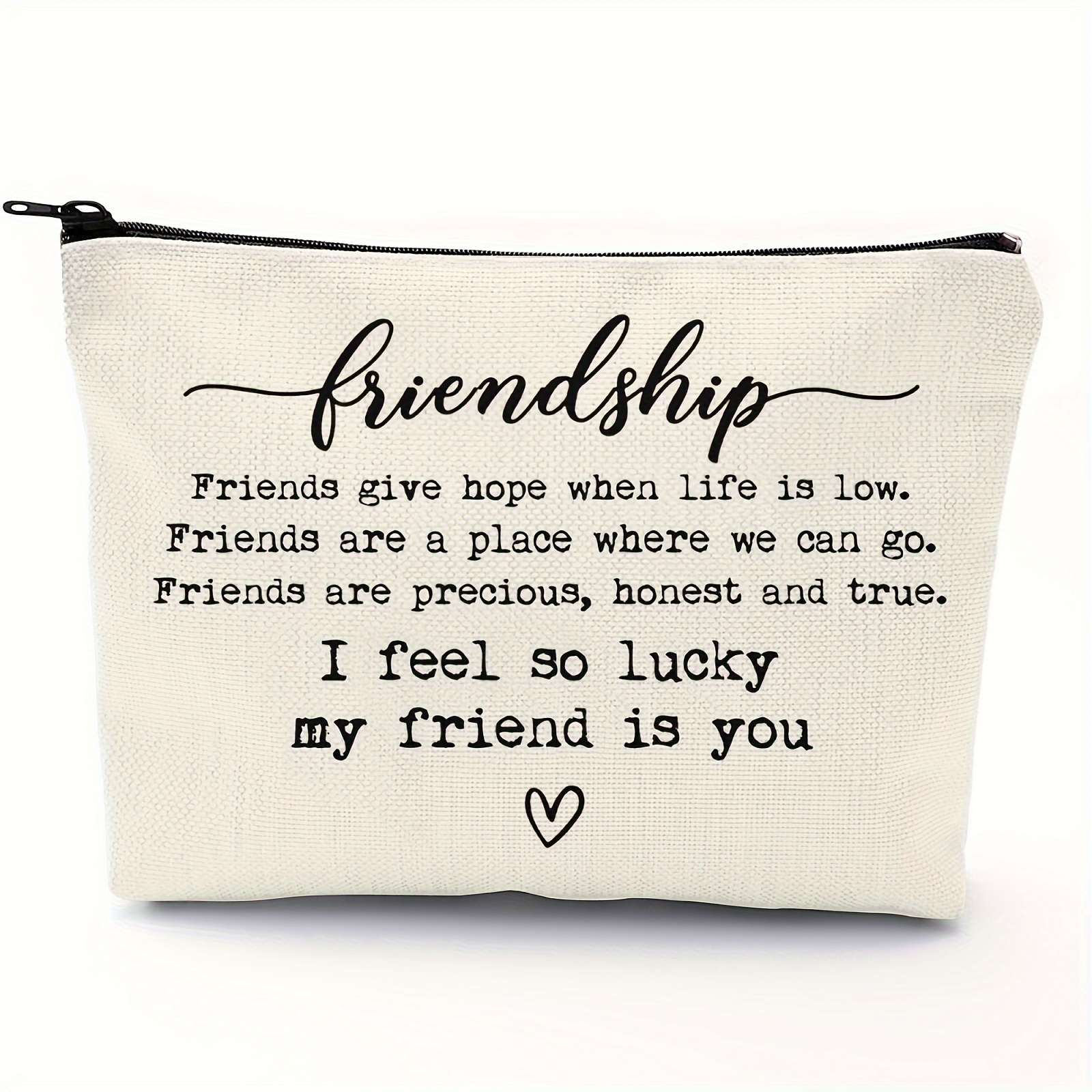 

Friend Gift, Gift For Friend, Friendship Gift, Best Friend Gift, Makeup Case, Cosmetic Bag, Tote Bag, Bestie Present, Thank You Friend Gift