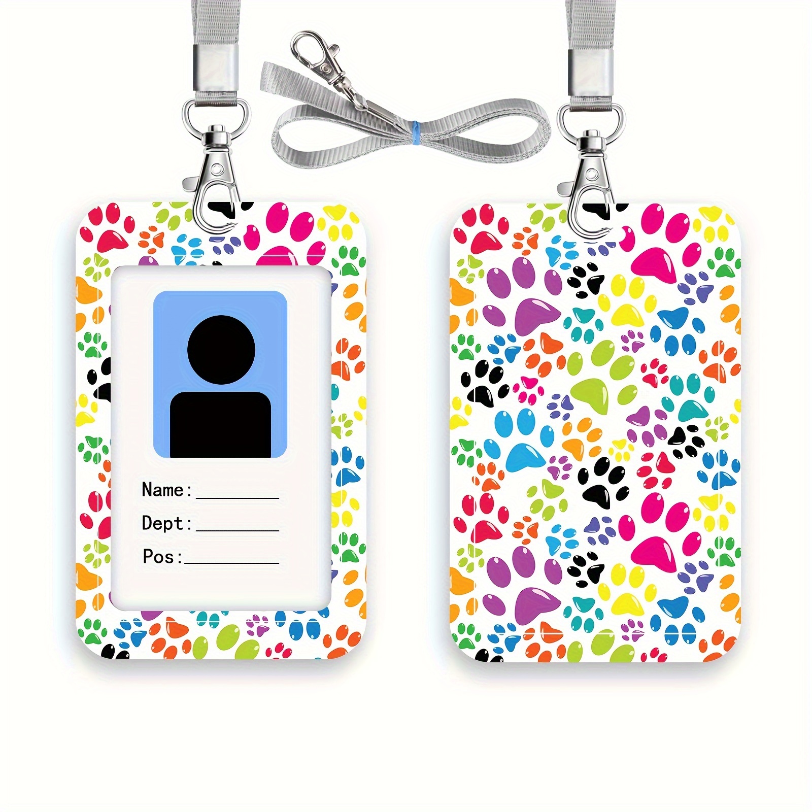 Lanyards For Id Badges Cute Badge Reel Heavy Duty With - Temu