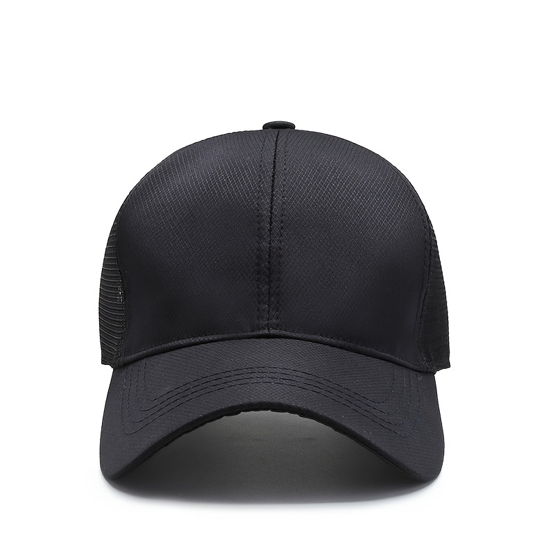Outdoor Sports Solid Baseball Cap Sunscreen Mesh Cap