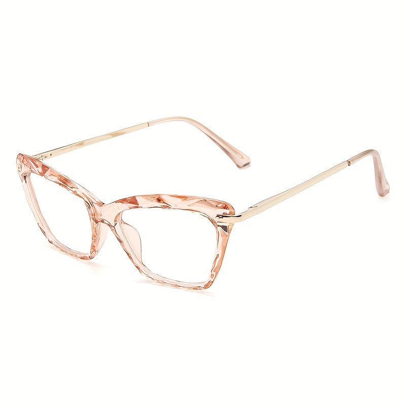 Vintage Cat Eye Thin Metal Temple Anti Bule Eyewear