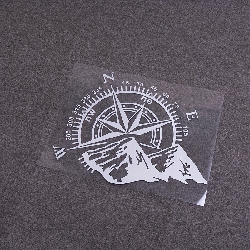 3D Car Sticker Compass Rose Navigate Mountain 4x4 Offroad Vinyl Sticker  Decal Car Decal 
