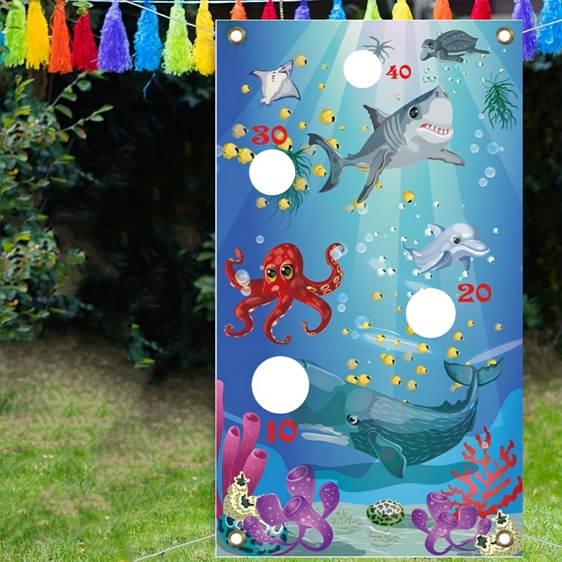 12 Pcs Coloré Sirène Cadeau Sacs en papier Ocean Sea Life Boîtes cadeaux  pour Underwater World Creatures Theme Enfants Anniversaire Mariage Baby  Shower Party Supplie