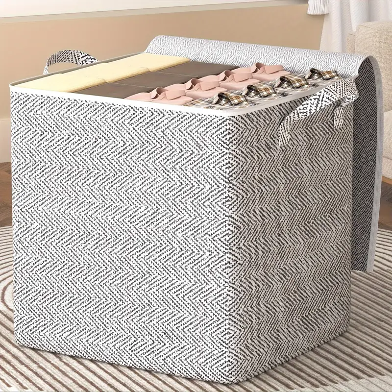 1pc clothes quilts storage bag gray arrows large capacity moving packaging bags luggage bags details 5