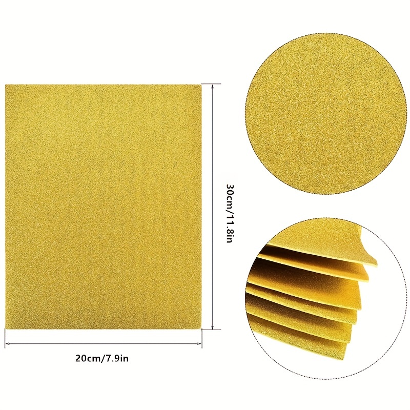 a4 Size) Glitter Cardstock For Crafts Non drop Powder - Temu