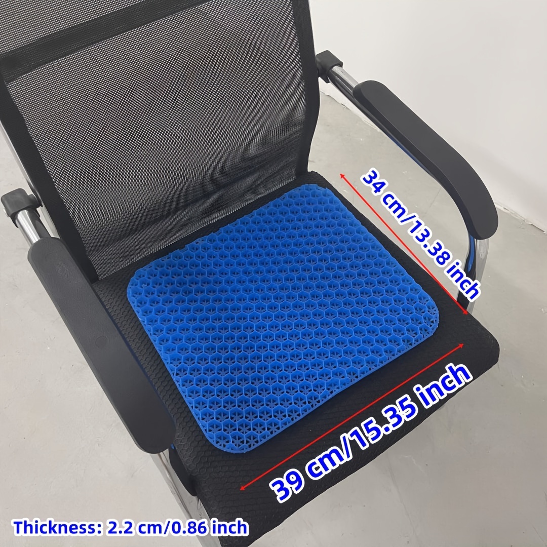 Gel Seat Cushion Pillow - Double Thick Office Chair Car Egg Seat Cushi