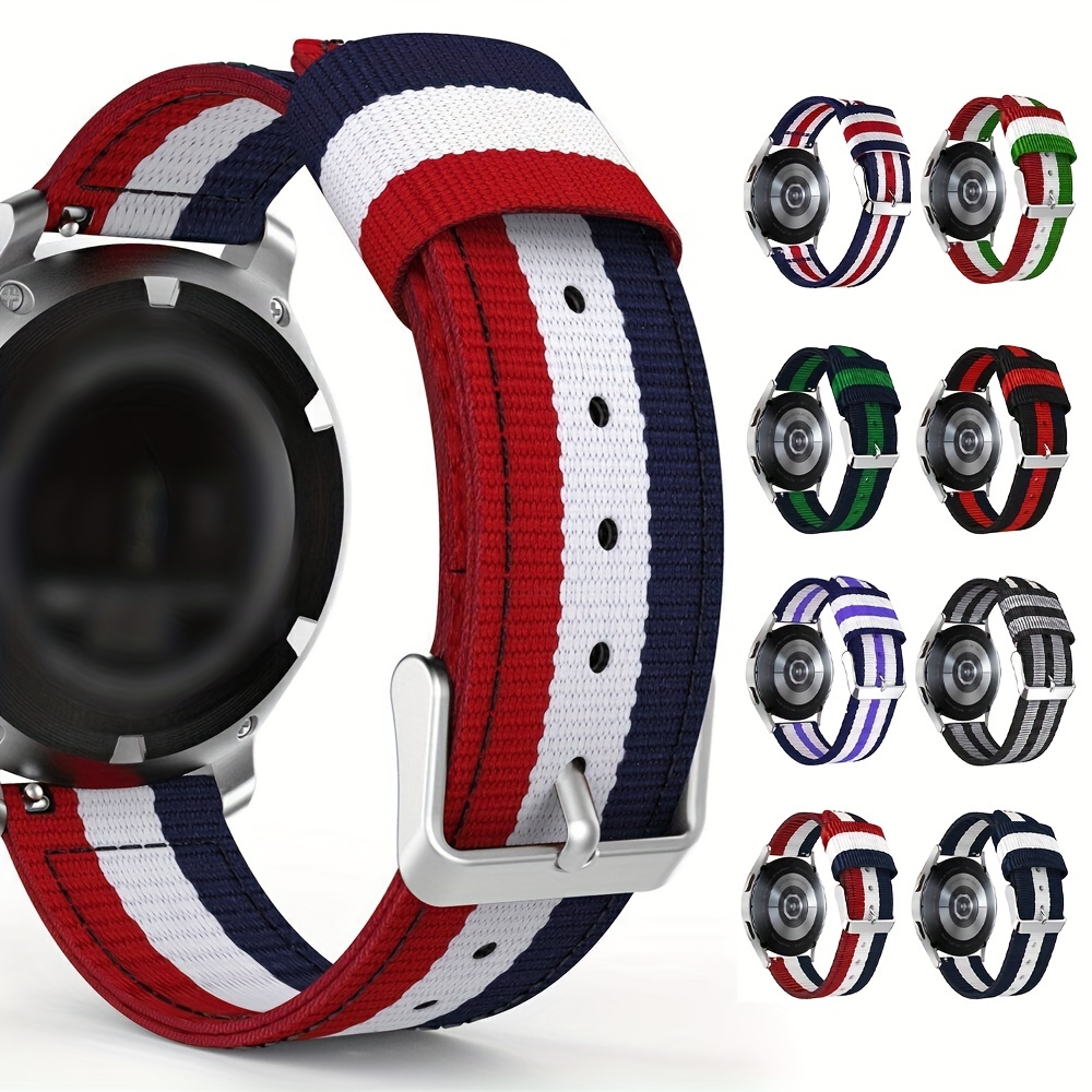 18/20/22mm Nato strap for Samsung Galaxy watch 46mm/42mm/Active 2 band Gear  S3 Frontier/watch GT 2/Amazfit Bip bracelet