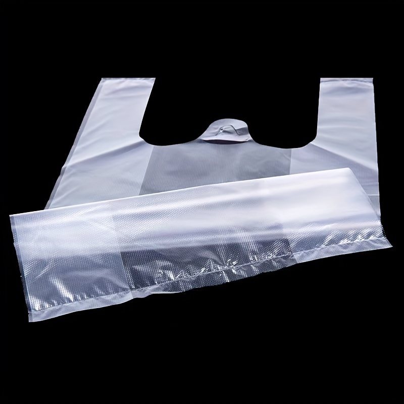 Plastic Bags (white, Transparent) For Grocery Store, Shopping Bag,  Restaurant, Convenience Store Use, Food Bag Supermarket Store Shopping Tote Bag  Disposable Takeaway Packing Bag - Temu