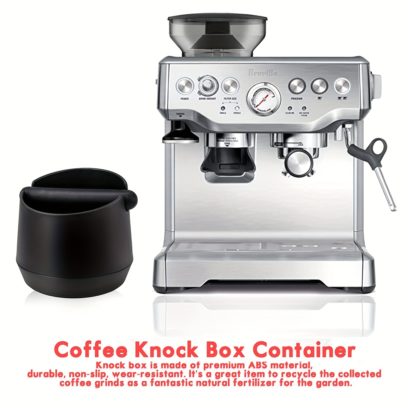 Coffee Knock Box Knock Bar Coffee Grind Dump Cubo de basura Cubos de  reciclaje Ndcxsfigh Nuevos Originales