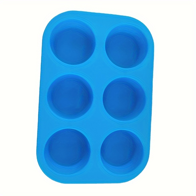 Silicone Muffin Pan, Non-stick Baking Cupcake Pan, 6 Cavity Pudding Mold,  Oven Accessories, Baking Tools, Kitchen Gadgets, Kitchen Accessories - Temu