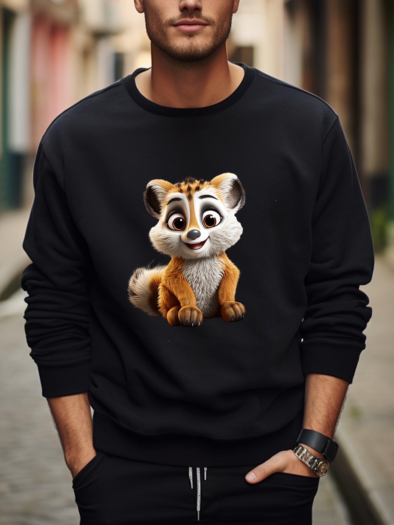 MONKEY FUNKY-Sweatshirt | Pullover Sweatshirt Winters | Takeincart