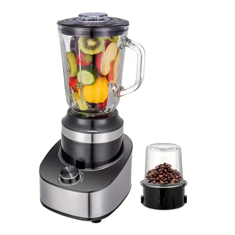 stainless countertop blender for shakes and smoothies 50 oz glass jar ideal for puree ice crush shakes and smoothies details 1