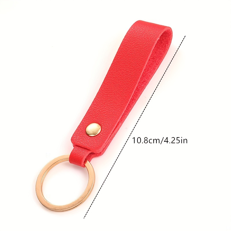 8 Colors Fashion Business Gift Leather Key Chain Men Women Car Key Strap  Waist Wallet Keychains Keyrings PU Leather Keychain - China Leather Key  Chain and Metal Key Chains price