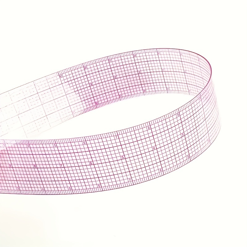 Plastic Curved Ruler Makes Sewing Die Stitching Ruler Sewing - Temu