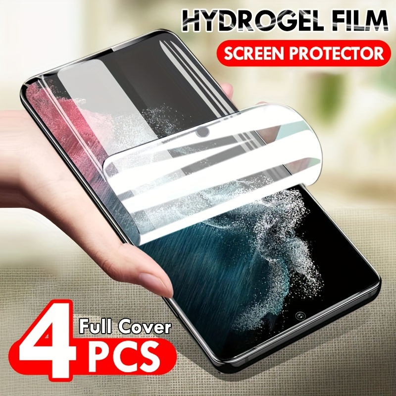 

4 Pcs Full Cover Soft Hydrogel Film For Samsung Galaxy S24 S23 S22 S21 S20 Ultra Plus Fe S10 Plus Screen Protector For Samsung Galaxy Note 20 10 Ultra Plus Note 9 Protective Film (not Tempered Glass)