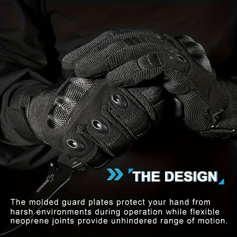 Unisex Tactical Gloves: Protect Your Hands With Non slip - Temu