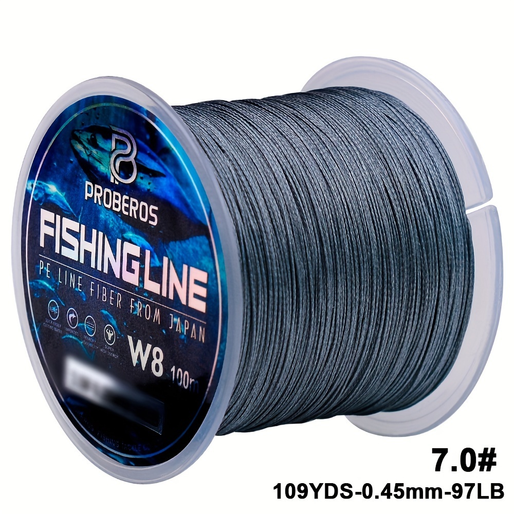  Fishing Line 150m PE Fishing Line Never Fade 8 Strands Braided  Multifilament Line 15LB-58LB Fishing Wire Carp Fishing-Line Fishing Wire  Fishing String (Color : 150m Red, Size : 2.0) (Color 