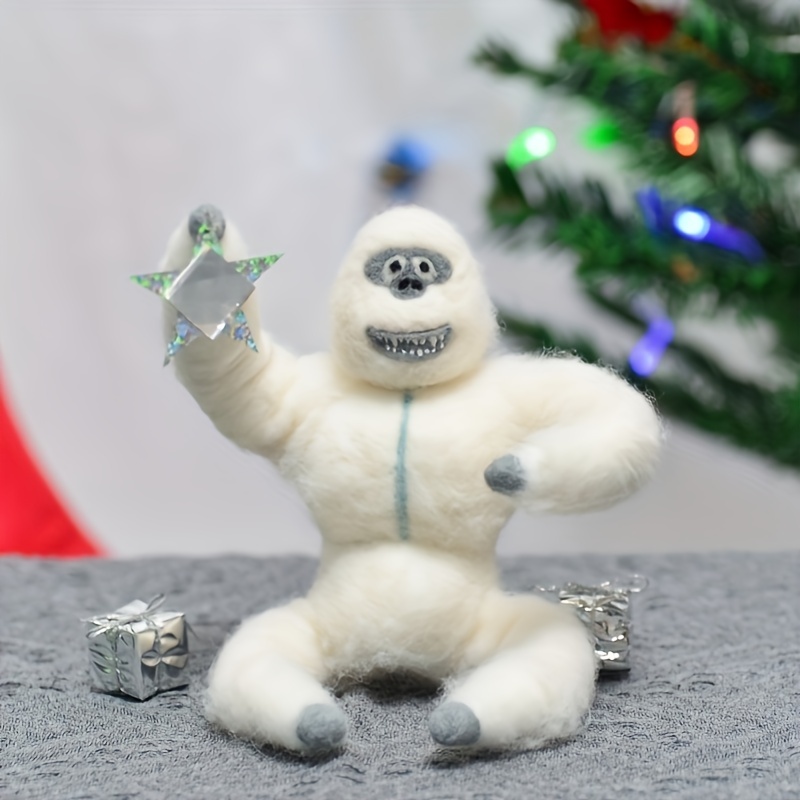  Christmas Tree Topper Abominable Snowman with Star