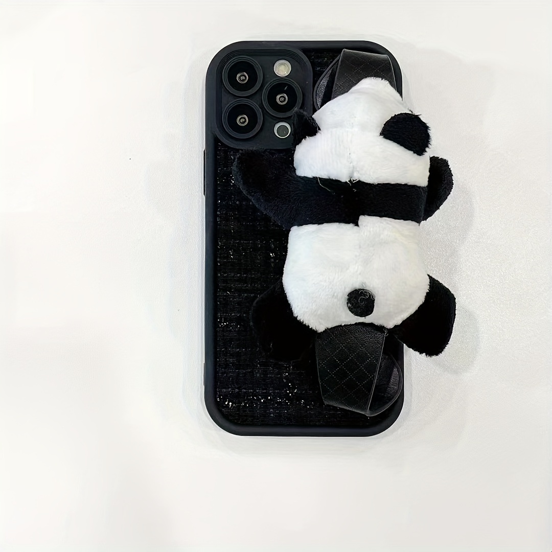 

Panda Decor Phone Case For Iphone 11 Pro Max/11/14 Pro/14/13/12 Pro Max/15 Shockproof Soft Protective Cover