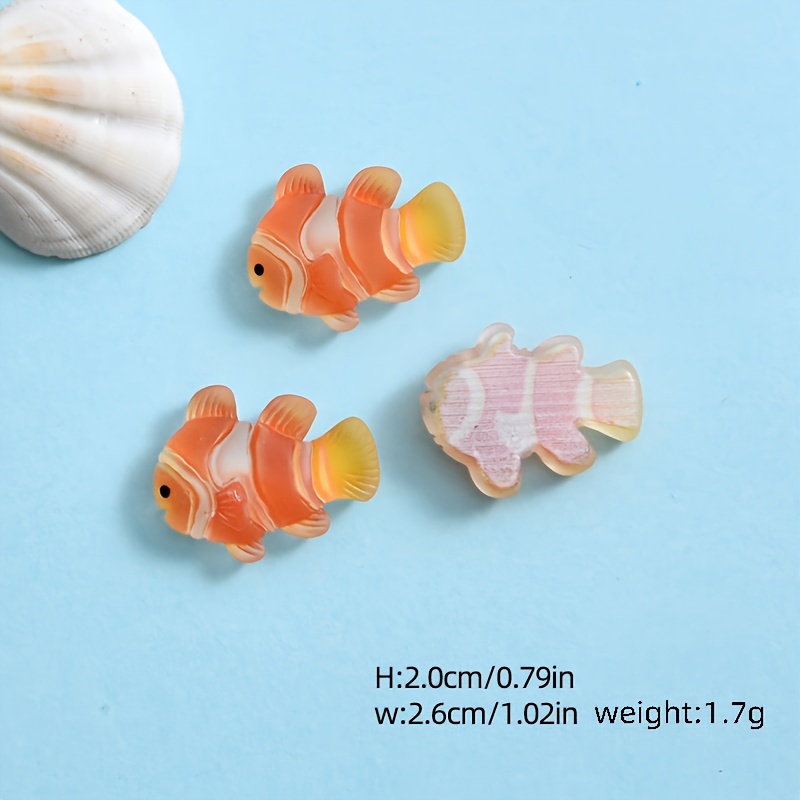 Marine Animal Tropical Series Resin Ornament Moss Micro - Temu
