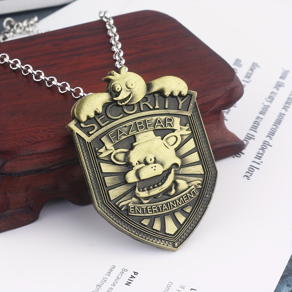 Five Nights at Freddy's Security Metal Pendant Necklace 