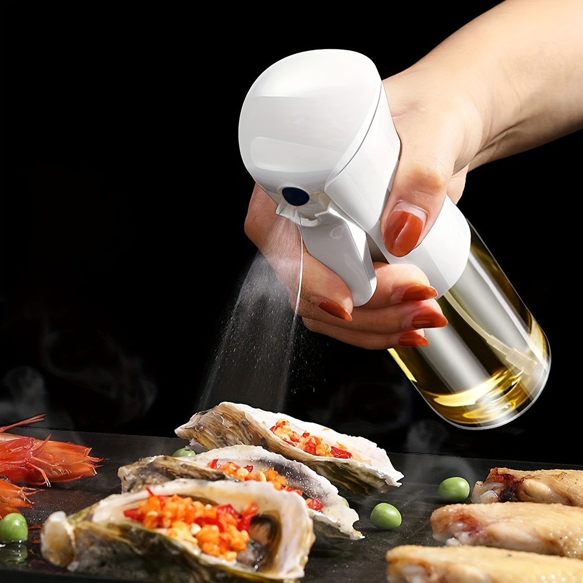 1pc300ml/500ml Olio Spray Pentola Cucina Di Casa Friggitrice Ad