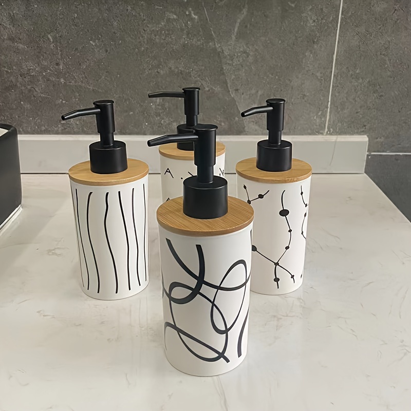 Dispenser Sapone In Resina 1 Pezzo Bagno Bottiglia Lozione - Temu