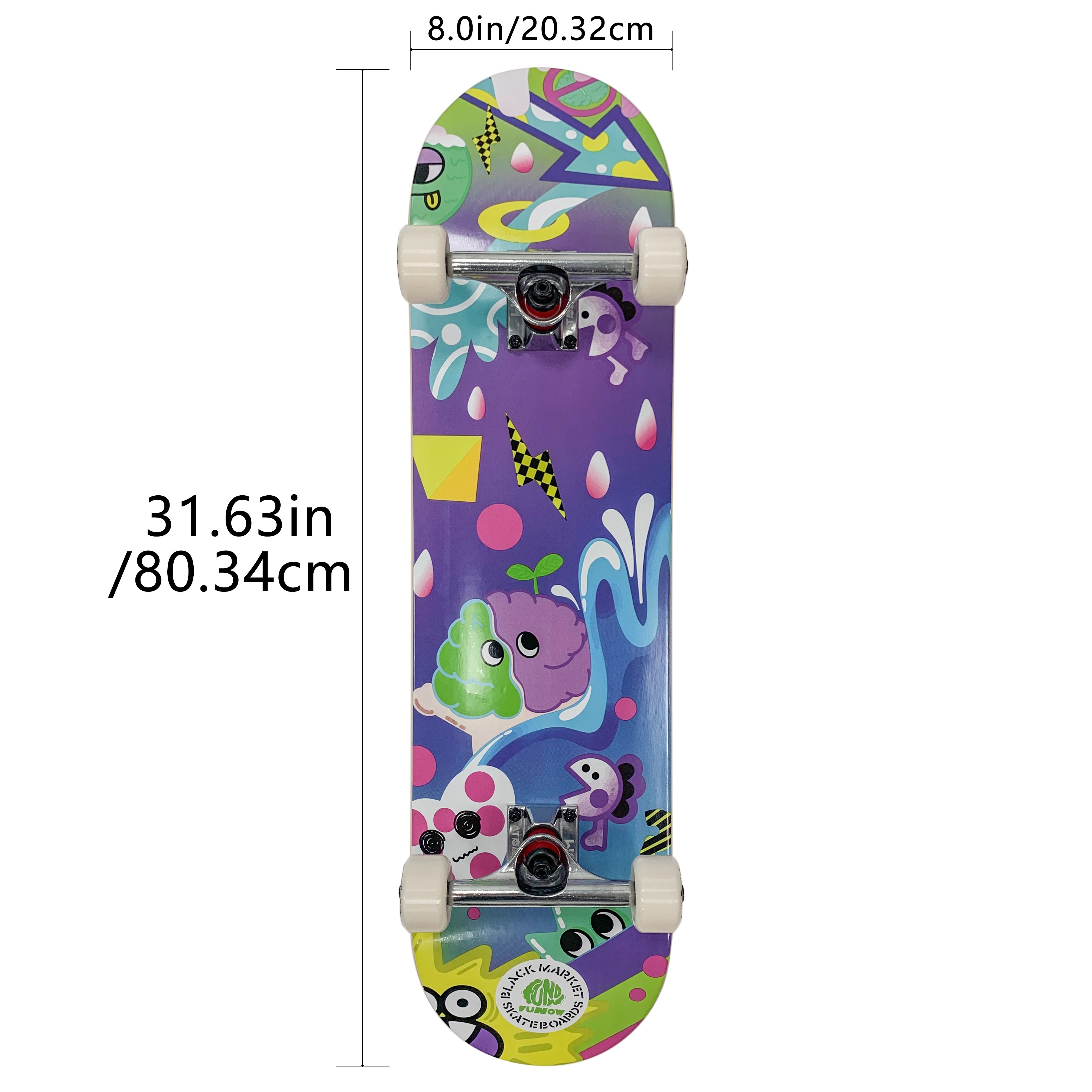 Skateboards Pour Enfants Cruiser Skateboard Pour Débutants - Temu Canada