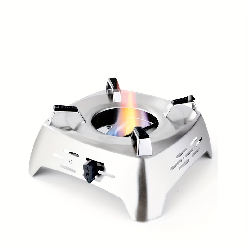 Alcohol Stove Portable Windbreak Stainless Steel Adjustable - Temu