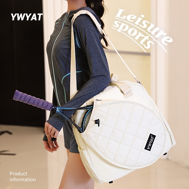 Sac de raquette de tennis avec compartiment à chaussures, sacs de sport  portables pour raquette de tennis, palettes de pickleball de badminton et  de