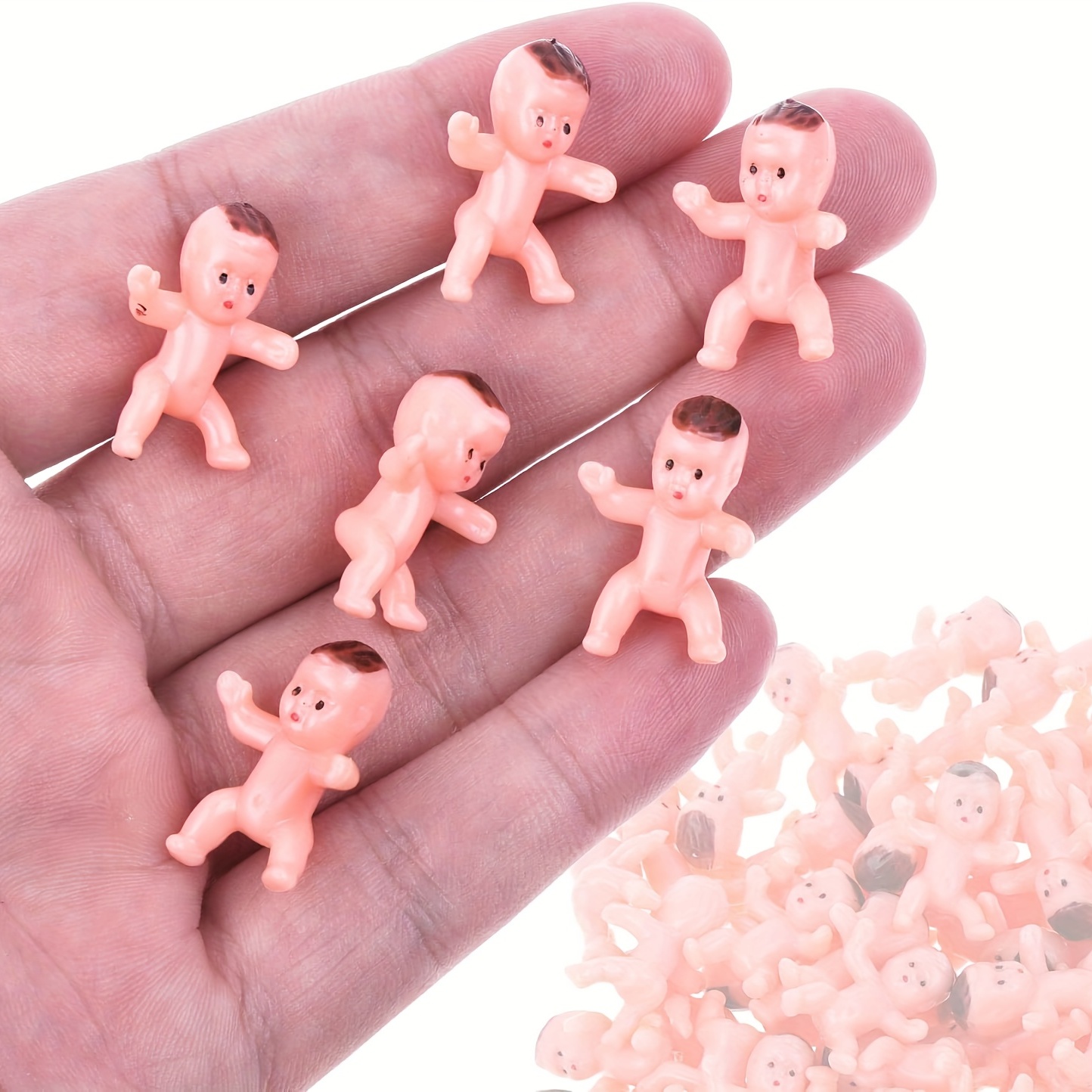 800 Pieces Mini Plastic Babies Bulk Tiny King Babies Little Baby