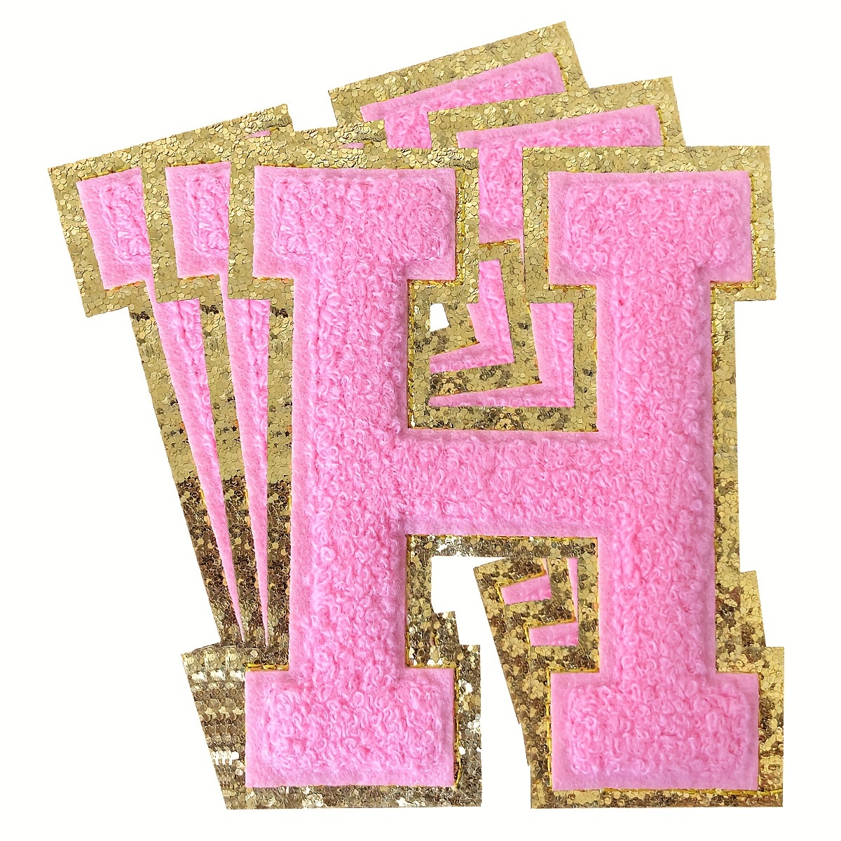 9-717 1.25 Inch Brown & Pink Varsity Cheer Letters Bundle Pack – SEI Crafts