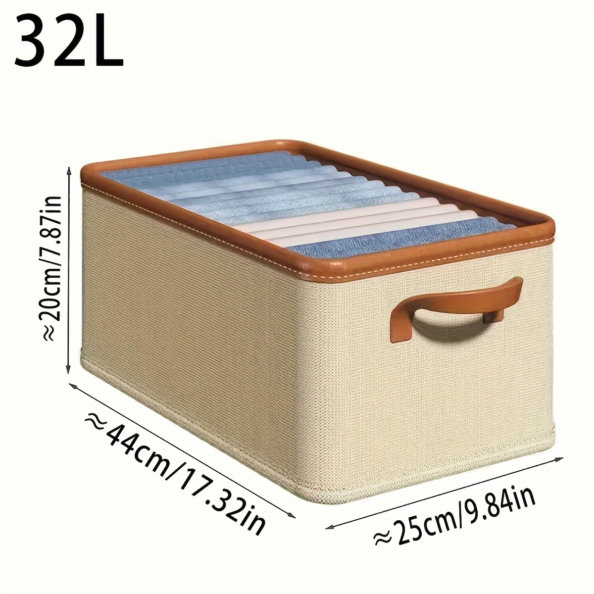 Boîte de rangement en plastique Noël 32L