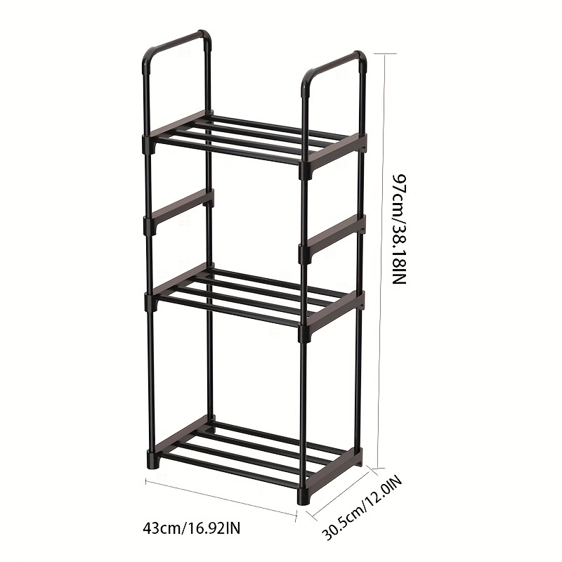 Foldable Flower Stand Indoor Outdoor Succulent Display Tall Plant Stand