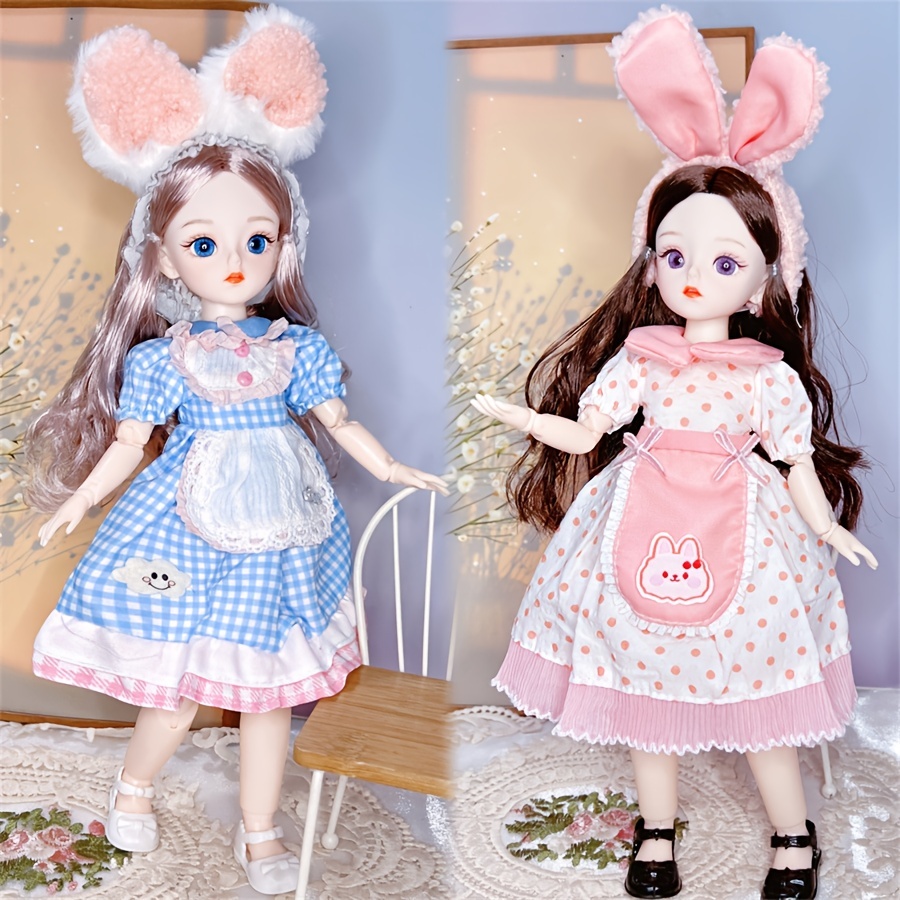 28cm Anime Doll Full Set 1/6 Bd Comic Doll with Clothes Girls Diy Dress Up  Toy Gifts