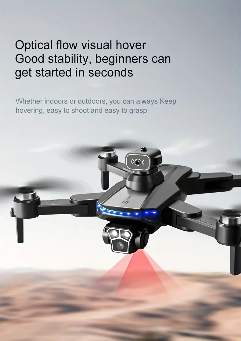 rg600 pro electronically controlled dual camera high definition aerial photography folding drone optical flow positioning intelligent obstacle avoidance face and gesture photo recognition details 8