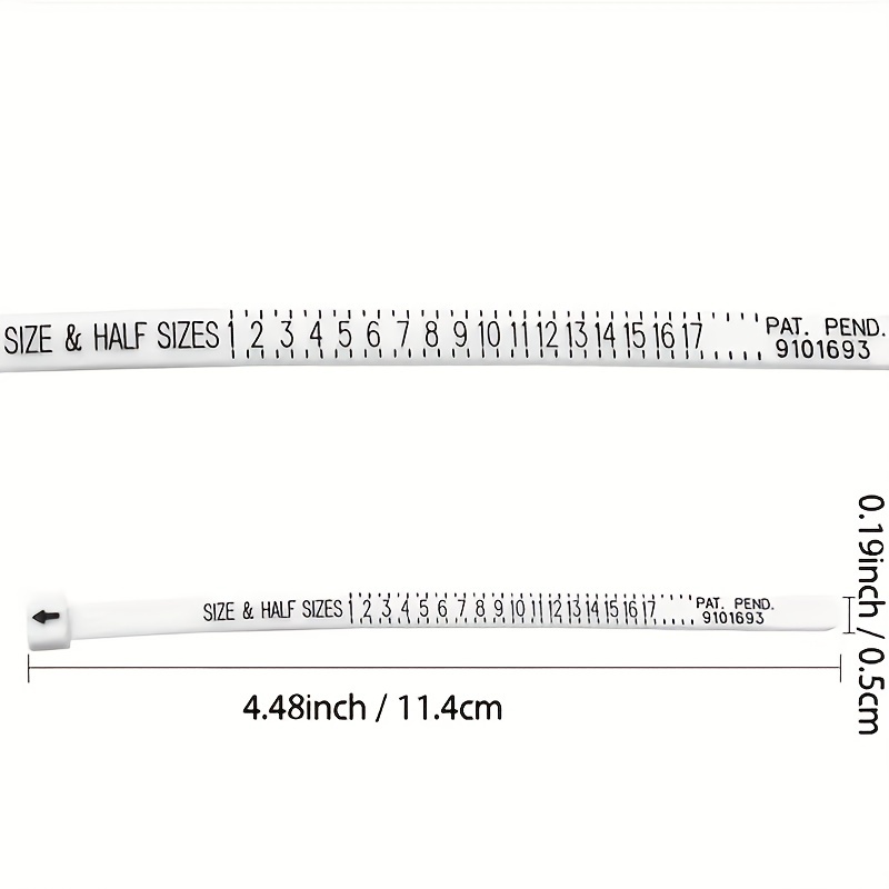 American Size Ring Measuring Band mini Measuring Tape For - Temu