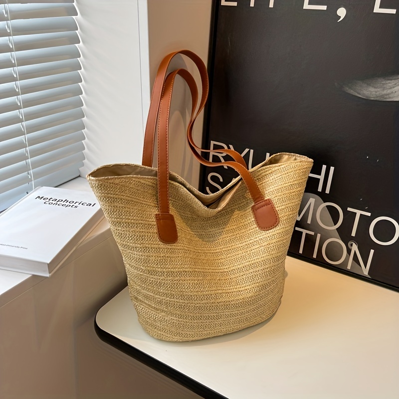 High Summer Straw Tote