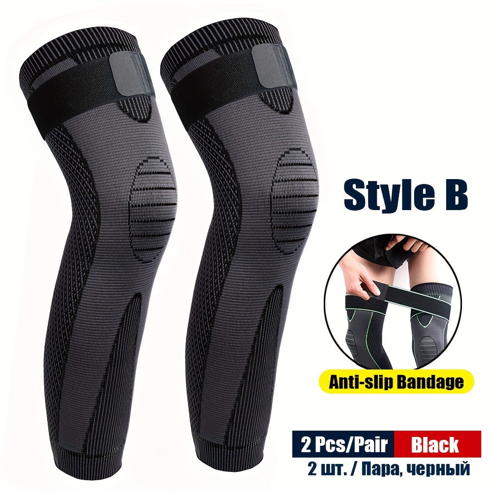 Full Leg Compression Sleeves for Women & Men,Extra Long Leg & Calf Braces Knee  Sleeve for Basketball, Football, Knee Pain, Working Out, Joint Pain,  Arthritis, Running, SIZE: XXL 