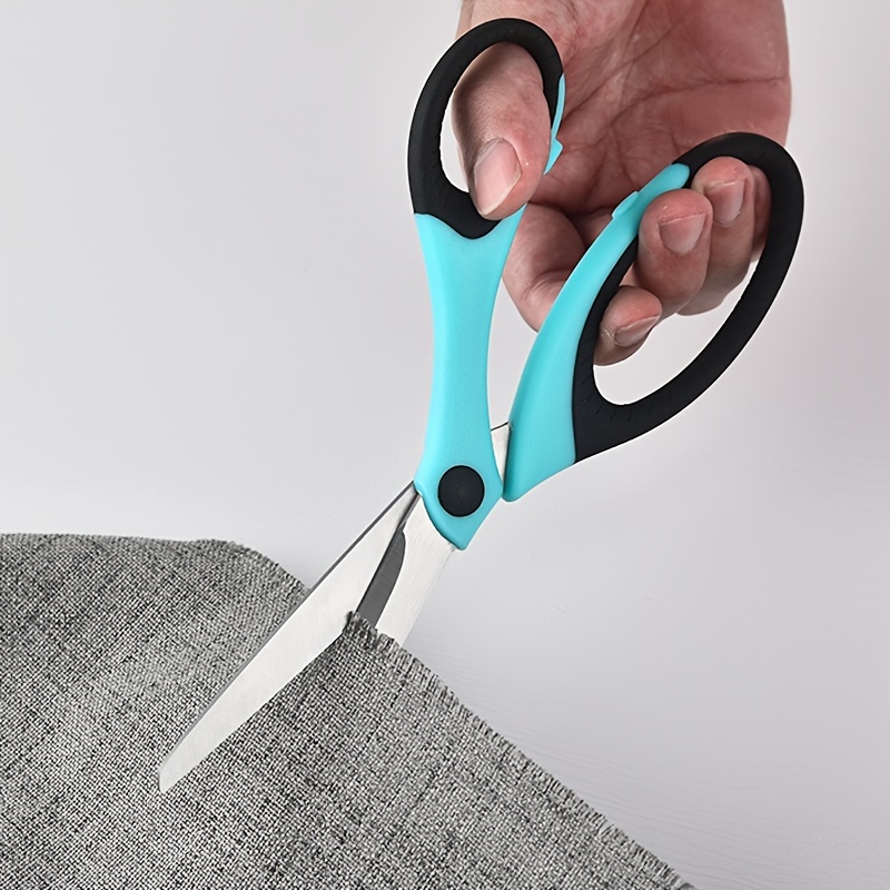 Scissors, iBayam 8 All Purpose Scissors Bulk 3-Pack, Ultra Sharp 2.5mm  Thick Blade Shears Comfort-Grip Scissors for Office Desk Accessories Sewing