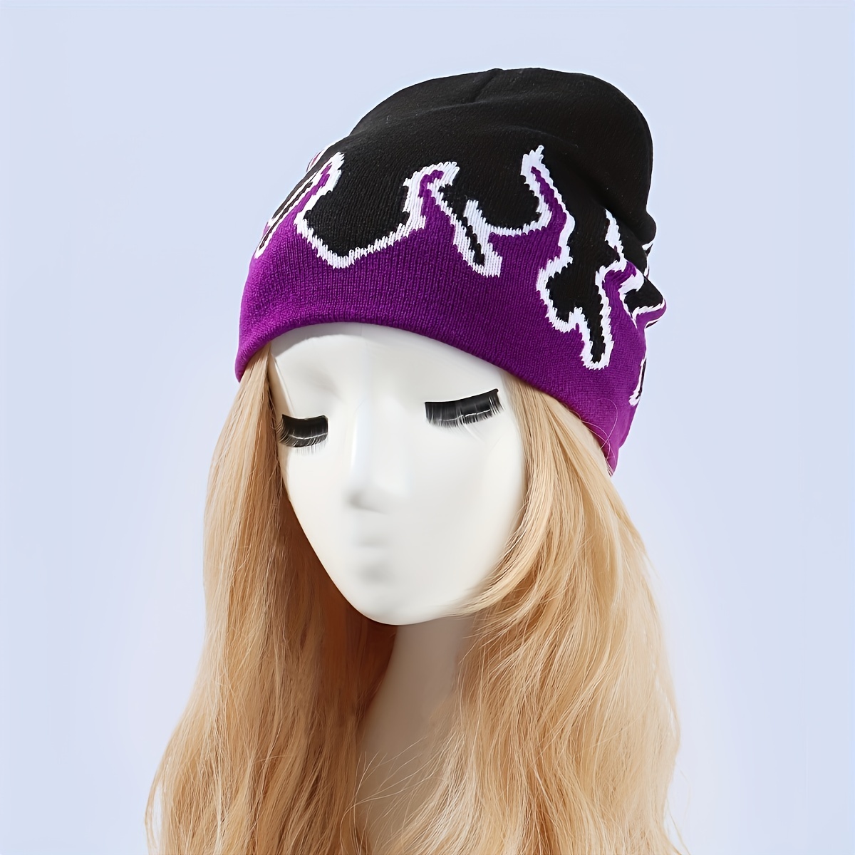 y2 star jacquard beanie unisex hip hop knitted warm - Temu