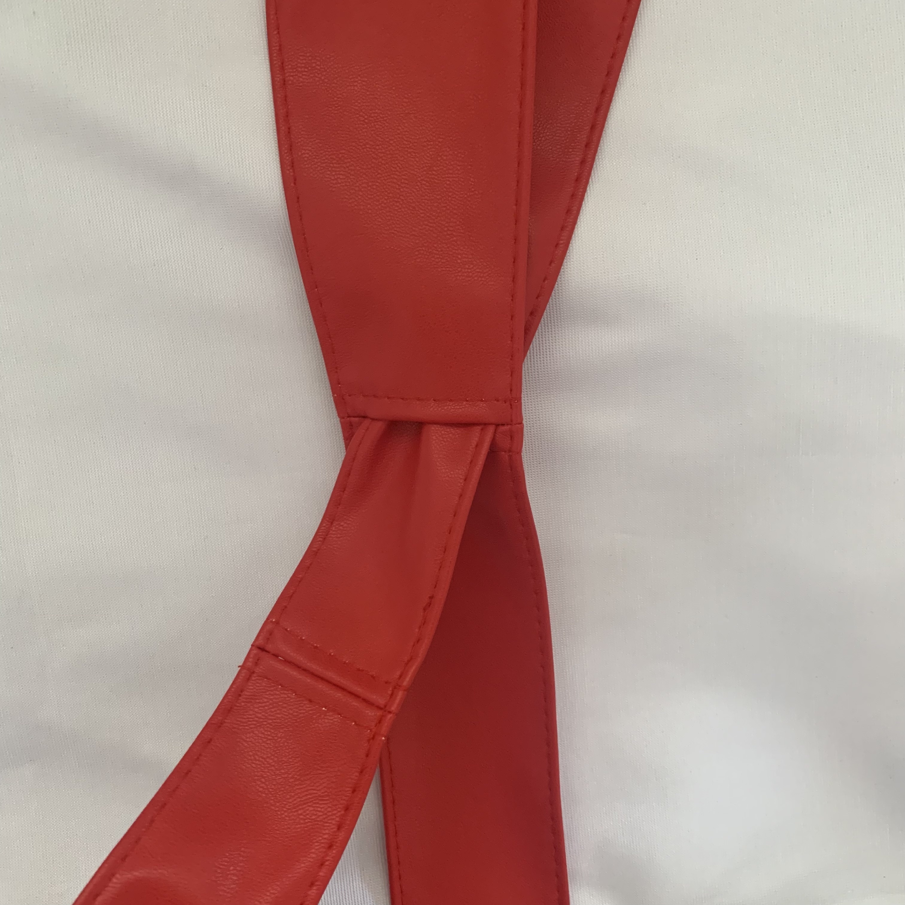 Lace Waist Belt Bow Tie Wrap Around Soft Pu Leather Wide - Temu Canada
