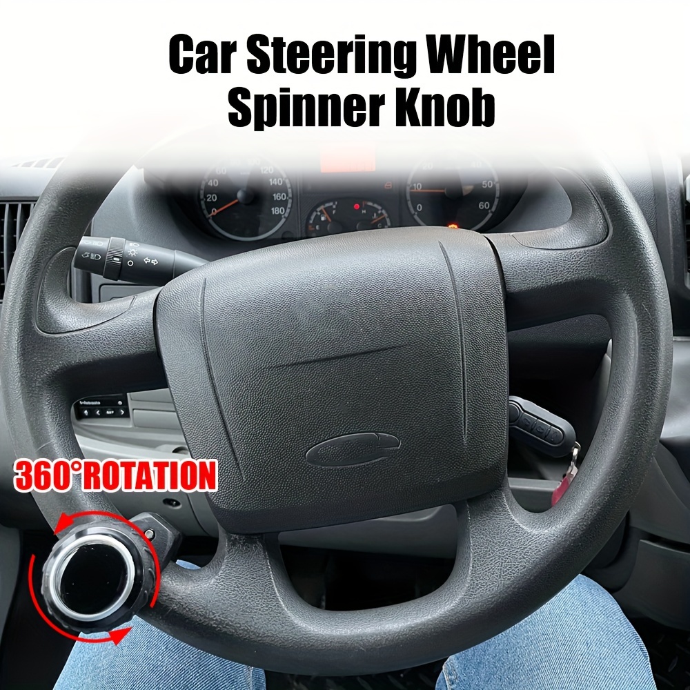 Banseko Steering Wheel Spinner Knob,Car Power Handle,Universal Fits for  Cars, Trucks, Tractors, Mowers, Forklifts,Bus,etc.