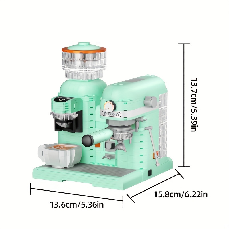 Coffee Machine Toy Building Set, Compatible With Home Dcor