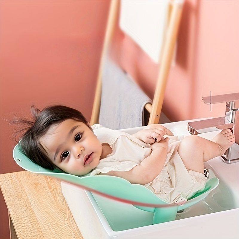 Asiento de baño para bebé Alfombrilla de soporte Plegable Para bañera de  bebé Almohadilla y silla almohada de bañera para recién nacidos Bebé  Antideslizante Suave Confort Cojín corporal