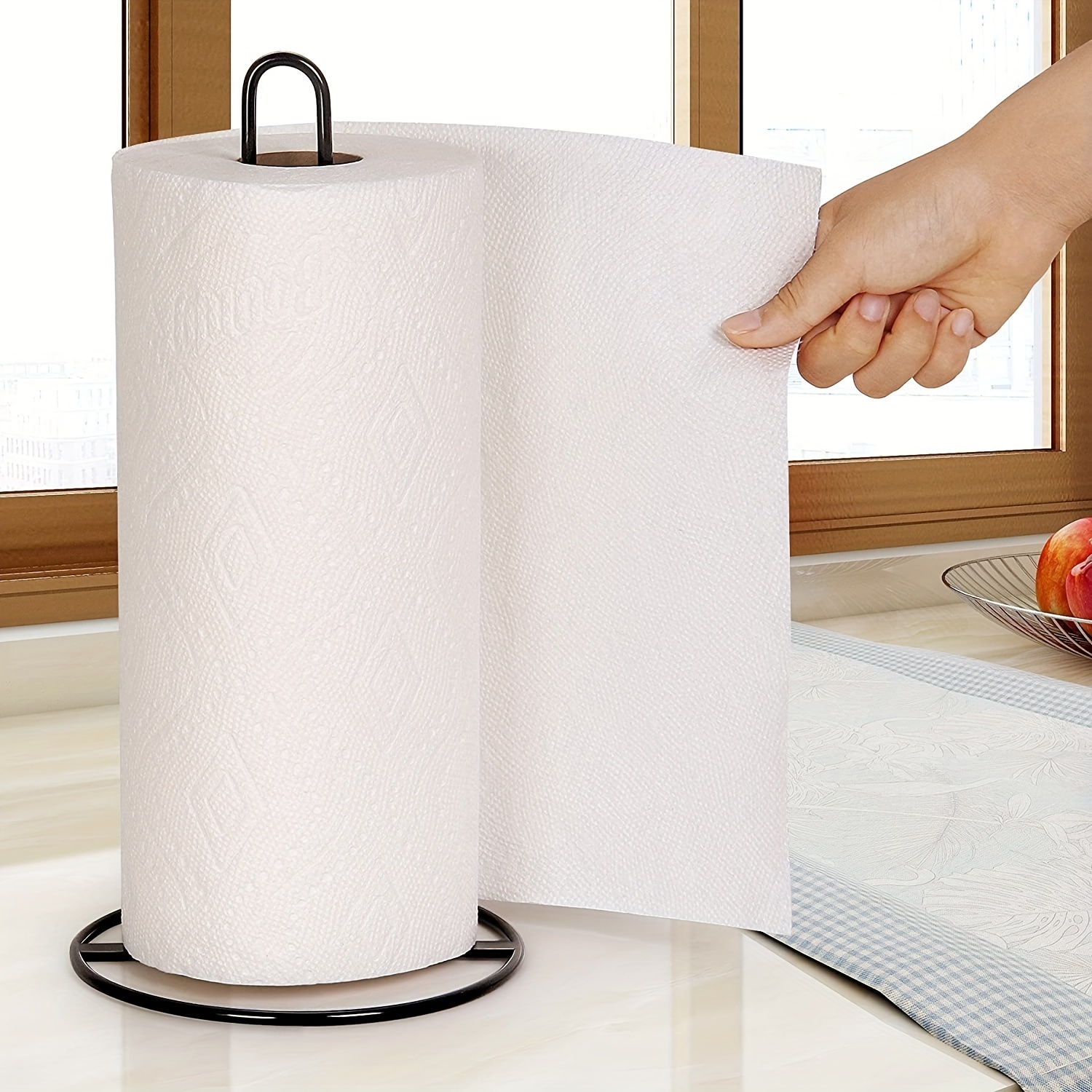 Paper Towel Holder For Countertop, Kitchen Paper Towel Stand