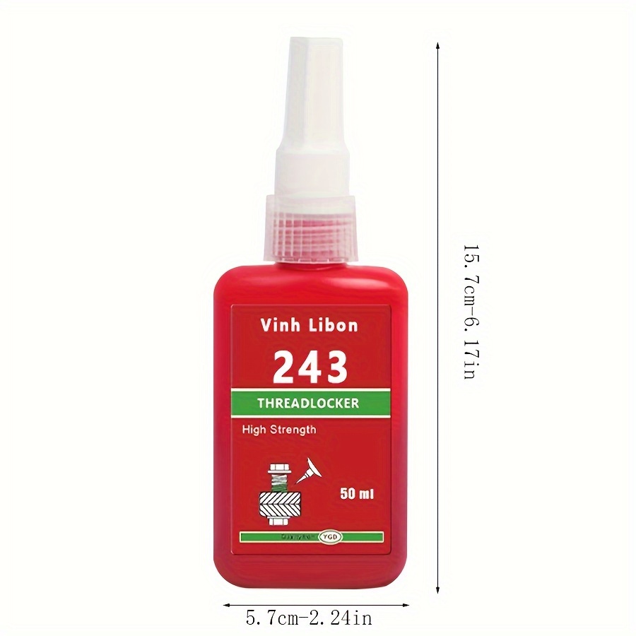  LOCTITE 243 Medium Strength THREADLOCK Best Ever Metal Adhesive  50 ML : Industrial & Scientific