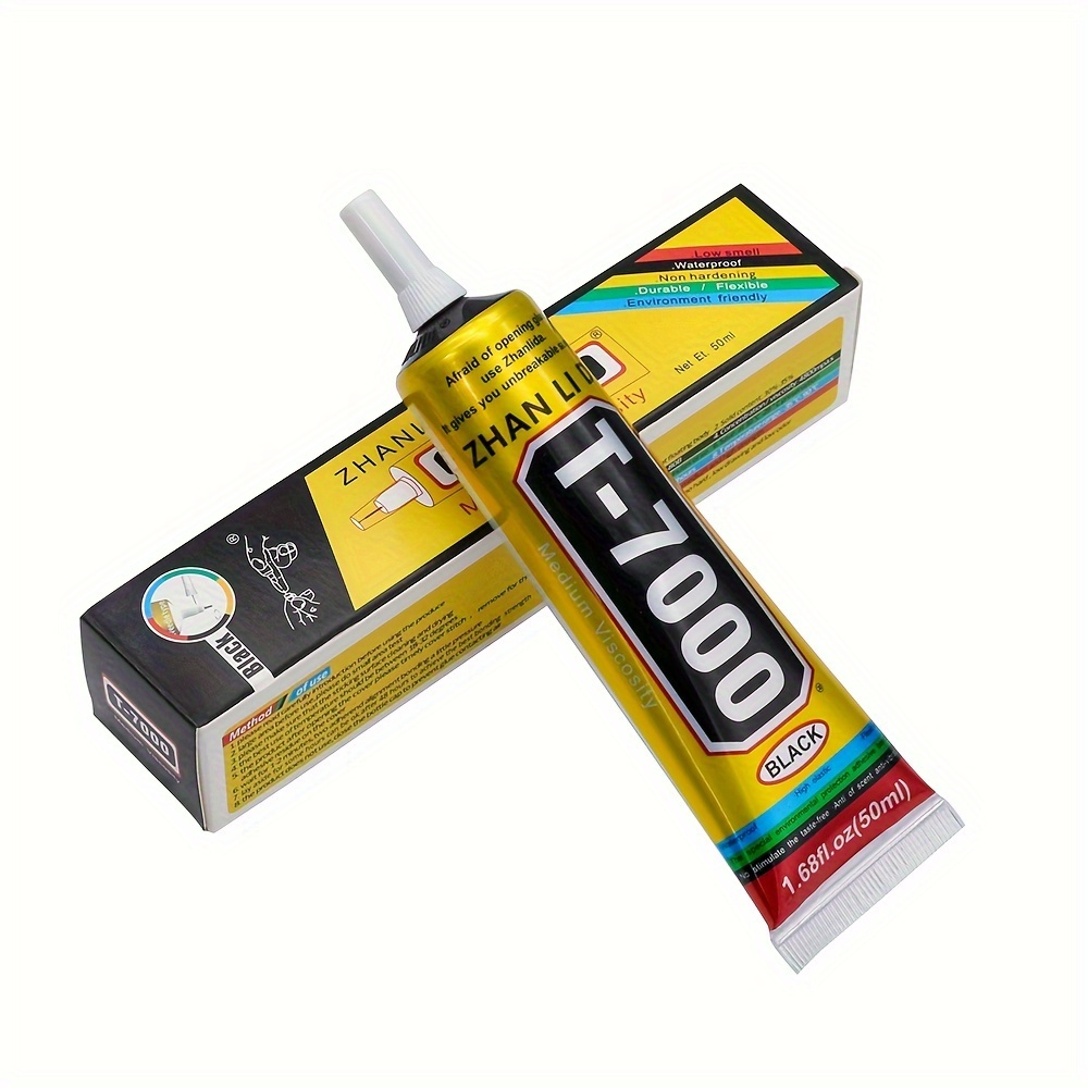 Zhanlida T7000 Black Contact Adhesive Repair Glue With Precision